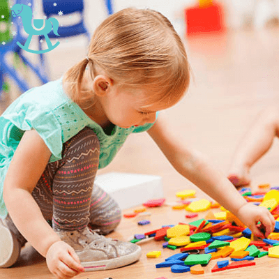 FUNTECH Pack de 3 Puzzles en Bois pour Enfants de 1 à 3 Ans avec Poignée